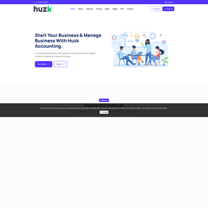 Huzk Accounting Screenshot