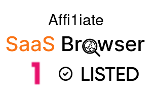 Affi1iate - SaaS Browser Verified Badge