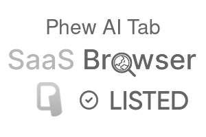 Phew AI Tab - SaaS Browser Verified Badge