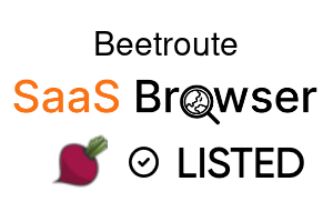 Beetroute - SaaS Browser Verified Badge