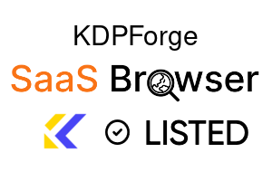KDPForge - SaaS Browser Verified Badge