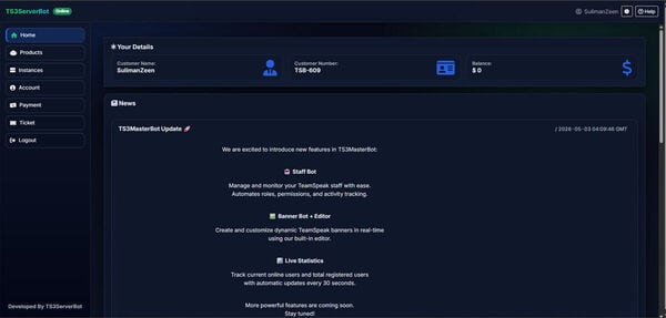 TS3ServerBot Screenshot 3