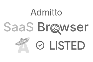 Admitto - SaaS Browser Verified Badge