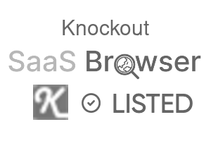 Knockout - SaaS Browser Verified Badge