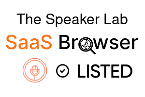 The Speaker Lab - SaaS Browser Verified Badge