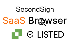 SecondSign - SaaS Browser Verified Badge