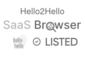 Hello2Hello - SaaS Browser Verified Badge