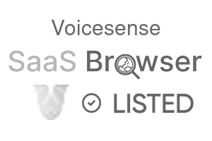 Voicesense - SaaS Browser Verified Badge
