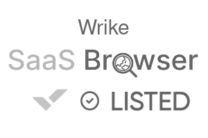 Wrike - SaaS Browser Verified Badge
