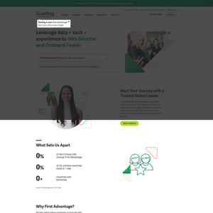 First Advantage Screenshot