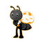 ant mascot Logo