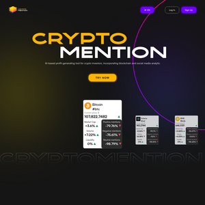 CryptoMention Screenshot