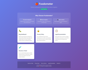 Foodometer Screenshot