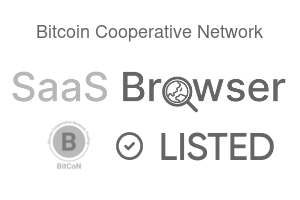 Bitcoin Cooperative Network - SaaS Browser Verified Badge
