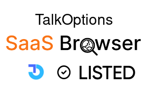 TalkOptions - SaaS Browser Verified Badge