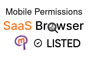 Mobile Permissions - SaaS Browser Verified Badge