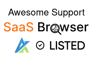 Awesome Support - SaaS Browser Verified Badge