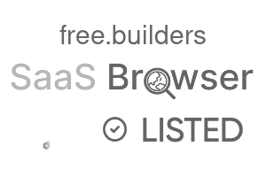 free.builders - SaaS Browser Verified Badge