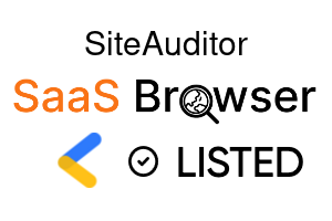 SiteAuditor - SaaS Browser Verified Badge