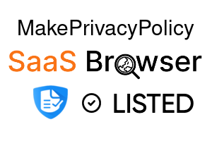 MakePrivacyPolicy - SaaS Browser Verified Badge