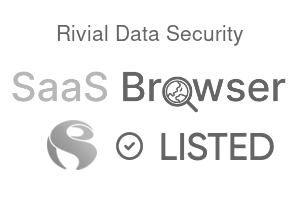 Rivial Data Security - SaaS Browser Verified Badge