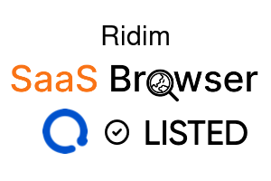 Ridim - SaaS Browser Verified Badge