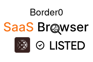 Border0 - SaaS Browser Verified Badge