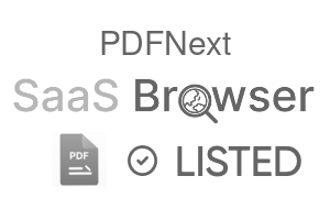 PDFNext - SaaS Browser Verified Badge
