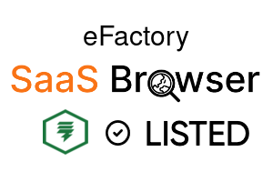 eFactory - SaaS Browser Verified Badge