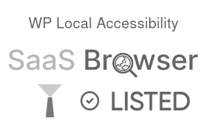 WP Local Accessibility - SaaS Browser Verified Badge