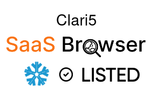 Clari5 - SaaS Browser Verified Badge