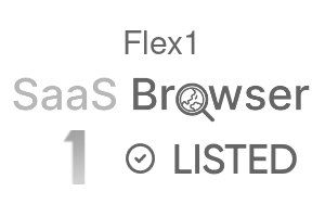 Flex1 - SaaS Browser Verified Badge
