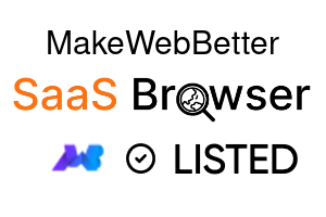 MakeWebBetter - SaaS Browser Verified Badge