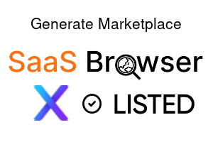 Generate Marketplace - SaaS Browser Verified Badge