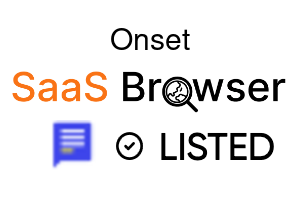 Onset - SaaS Browser Verified Badge