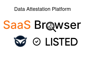 Data Attestation Platform - SaaS Browser Verified Badge