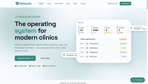 OKHealth Screenshot 1