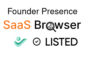 Founder Presence - SaaS Browser Verified Badge
