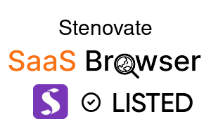 Stenovate - SaaS Browser Verified Badge