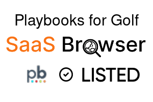 Playbooks for Golf - SaaS Browser Verified Badge