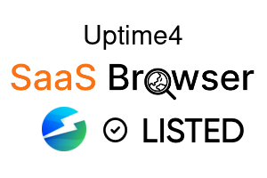 Uptime4 - SaaS Browser Verified Badge