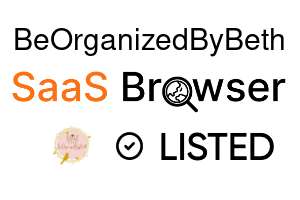 BeOrganizedByBeth - SaaS Browser Verified Badge