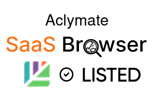 Aclymate - SaaS Browser Verified Badge