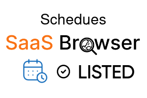Schedues - SaaS Browser Verified Badge
