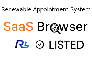 Renewable Appointment System - SaaS Browser Verified Badge