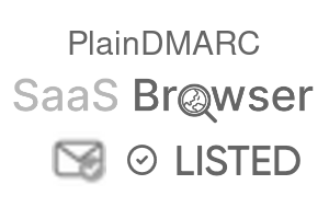 PlainDMARC - SaaS Browser Verified Badge