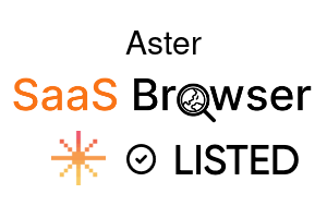 Aster - SaaS Browser Verified Badge