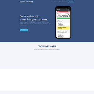 Courier Mobile Screenshot