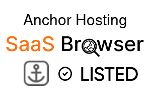 Anchor Hosting - SaaS Browser Verified Badge