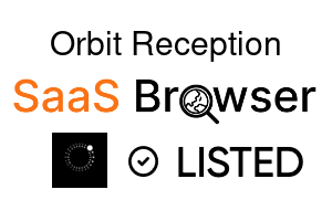 Orbit Reception - SaaS Browser Verified Badge